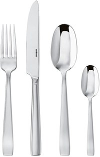 Set tacamuri Sambonet Flat Solid Handle  24 piese  inox - 1