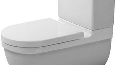 Set vas wc Duravit Starck 3 back-to-wall cu rezervor asezat si capac inchidere lenta  alb