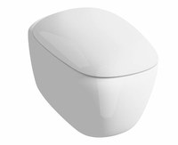 Set vas wc suspendat Geberit Citterio Rimfree 56cm  KeraTect si capac cu inchidere lenta  alb - 1
