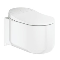 Set vas wc suspendat Grohe Sensia Arena Rimless cu capac si functie de bideu electric Hygiene Clean alb - 1