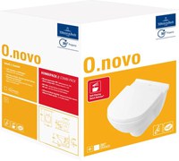 Set vas WC suspendat Villeroy & Boch O.Novo 56x36cm si capac simplu alb Alpin - 1