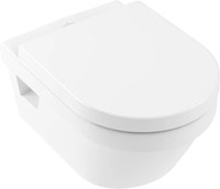 Set vas WC suspendat Villeroy & Boch Omnia Architectura DirectFlush CeramicPlus cu capac inchidere lenta alb Alpin - 1