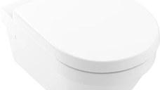 Set vas WC suspendat Villeroy & Boch Omnia Architectura DirectFlush CeramicPlus  prinderi ascunse  cu capac inchidere lenta  alb Alpin