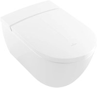 Set vas WC suspendat Villeroy&Boch ViClean l100 DirectFlush CeramicPlus si capac inchidere lenta cu functie bideu electric alb - 1