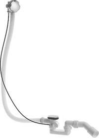 Sifon cu preaplin pentru cazi Duravit D-Code  d 52 mm  L1000 mm - 1