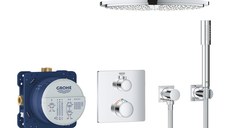 Sistem de dus incastrat Grohe Grohtherm Perfect Rainshower Cosmopolitan 310  crom