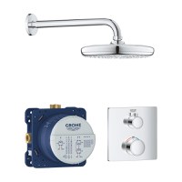 Sistem de dus incastrat Grohe Grohtherm Perfect Tempesta 210 cu 1 consumator  crom - 1