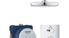 Sistem de dus incastrat Grohe Grohtherm Perfect Tempesta 210 cu 1 consumator  crom