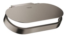 Suport hartie igienica cu aparatoare Grohe Selection  brushed hard graphite