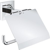Suport hartie igienica cu aparatoare Grohe Start Cube  crom - 1