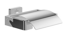 Suport hartie igienica cu aparatoare Villeroy & Boch Elements Striking crom