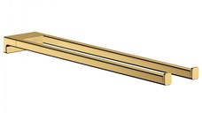 Suport prosop dublu Hansgrohe AddStoris auriu