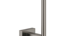 Suport rezerva hartie igienica Grohe Essentials Cube  Brushed Hard Graphite