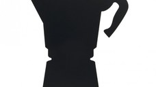 Tabla de scris autoadeziva Securit Silhouette Moka 39x29x0 3cm  include marker creta  negru