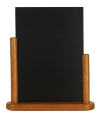 Tabla de scris Securit Elegant 32 3x27x7 1cm cu rama de lemn  teak - 1