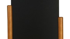 Tabla de scris Securit Elegant 32 3x27x7 1cm cu rama de lemn  teak