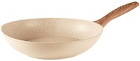 Tigaie tip WOK Sambonet Rock & Rose 28cm  3.5 litri  inductie  roz - 1