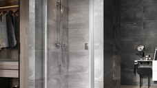 Usa de nisa batanta Ravak Nexty NDOP1-80  80cm  sticla transparenta 6mm  profil aluminiu lucios