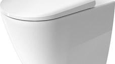 Vas wc Duravit D-Neo Rimless HygieneGlaze 37x58cm  back-to-wall  pentru rezervor ingropat