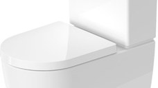 Vas WC Duravit Me By Starck back-to-wall  37x65cm  pentru rezervor asezat