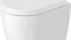 Vas wc Duravit ME by Starck Rimless 37x48cm  WonderGliss  alb mat