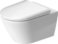 Vas wc suspendat Duravit D-Neo Rimless 37x54cm  fixare ascunsa - 1
