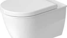Vas wc suspendat Duravit Darling New 54 cm  Rimless  WonderGliss alb