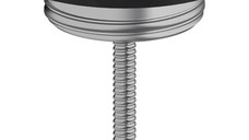 Ventil fix Hansgrohe pentru lavoare fara preaplin  negru periat