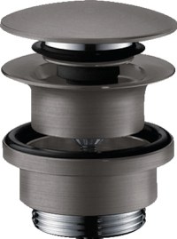 Ventil lavoar Hansgrohe Push-Open DN32  negru periat - 1