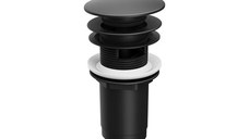 Ventil lavoar Ravak X01748 tip click-clack  pentru lavoare cu preaplin  negru