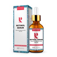 Ser facial cu acid hialuronic, Retinol Serum 2.5%, Vitamina E, Aloe Vera, Envisha Sevich, 30ml - 1