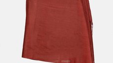 Esarfa dreptunghiulara din cashmere subtire in nuante de caramiziu roscat