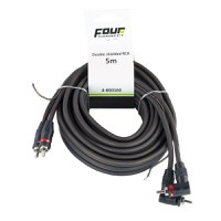 Cablu RCA Four Connect, 4-800160, Basic, 5.0 METRI, 2 canale - 1