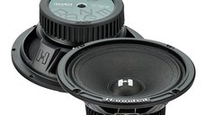 Difuzoare auto Deaf Bonce Hannibal HM-6E PRO set componente, 165mm, 80W RMS, 4Ω, set 2 difuzoare
