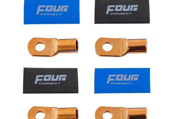 Inel terminal Four Connect, 4-690383, Stage 3, 35mm2 (2AWG), Set 4 Buc , OFC