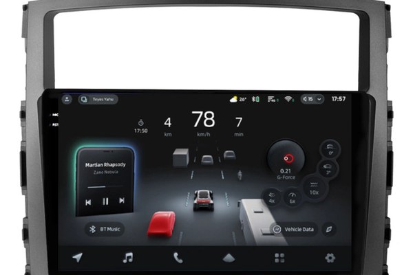 Navigatie Auto cu Asistenta AI Teyes CC4 PRO Mitsubishi Pajero 4 V80 2006-2021 8+128GB 9.5" QLED, Android 13, 5G, 7.1 DSP, CarPlay