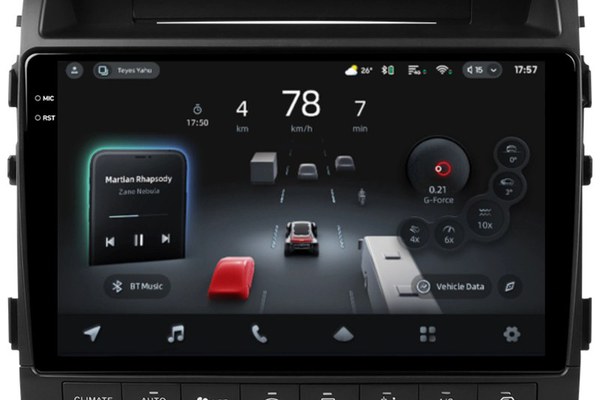 Navigatie Auto cu Asistenta AI Teyes CC4 PRO Toyota Land Cruiser 11 J200 2007-2015 8+128GB 10.36" QLED, Android 13, 5G, 7.1 DSP, CarPlay