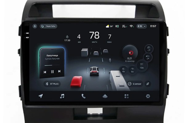 Navigatie Auto cu Asistenta AI Teyes CC4 PRO Toyota Land Cruiser 11 J200 2007-2015 I 8+128GB 10.36" QLED, Android 13, 5G, 7.1 DSP, CarPlay