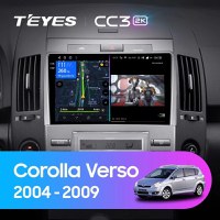 Navigatie Auto cu Asistenta AI Teyes CC4 PRO Toyota Verso 2004-2009 8+128GB 9.5" QLED, Android 13, 5G, 7.1 DSP, CarPlay - 1