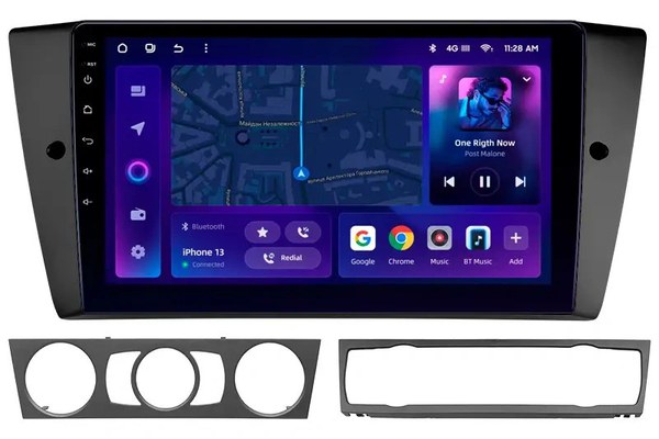 Navigatie Auto MOSS M2 BMW Seria 3 E90 2005-2013 4+32GB 9" IPS Octa-core 1.6Ghz, Android 4G Bluetooth 5.1 DSP