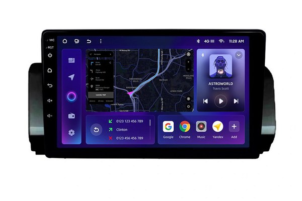 Navigatie Auto MOSS M2 Dacia Sandero 3 2021-2024 4+64GB 10.2" IPS Octa-core 1.6Ghz, Android 4G Bluetooth 5.1 DSP