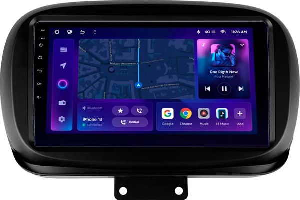 Navigatie Auto MOSS M2 Fiat 500X 2014-2018 4+32GB 9" IPS Octa-core 1.6Ghz, Android 4G Bluetooth 5.1 DSP
