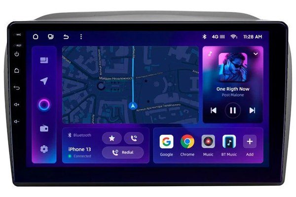Navigatie Auto MOSS M2 Fiat Doblo 2 2009-2015 4+64GB 9" IPS Octa-core 1.6Ghz, Android 4G Bluetooth 5.1 DSP