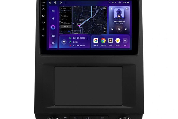 Navigatie Auto MOSS M2 Ford F150 2015-2020 4+64GB 9" IPS Octa-core 1.6Ghz, Android 4G Bluetooth 5.1 DSP