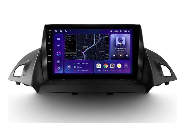 Navigatie Auto MOSS M2 Ford Kuga 2013-2019 4+32GB 9" IPS Octa-core 1.6Ghz, Android 4G Bluetooth 5.1 DSP