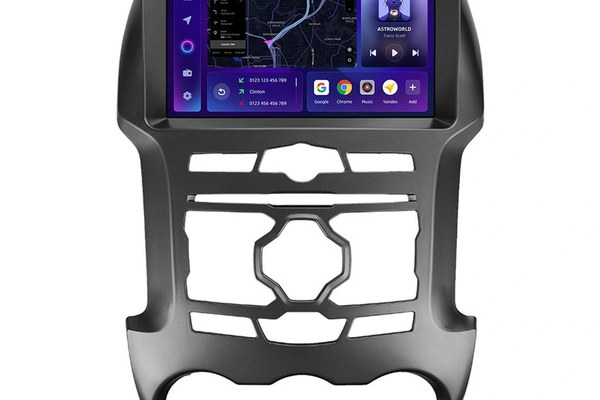 Navigatie Auto MOSS M2 Ford Ranger 3 2011-2018 4+32GB 9" IPS Octa-core 1.6Ghz, Android 4G Bluetooth 5.1 DSP