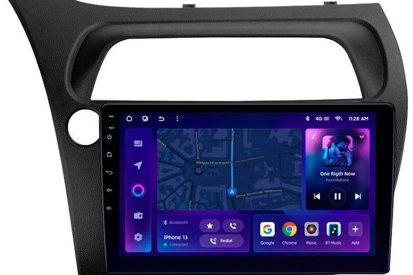 Navigatie Auto MOSS M2 Honda Civic 8 2005-2012 4+32GB 9" IPS Octa-core 1.6Ghz, Android 4G Bluetooth 5.1 DSP