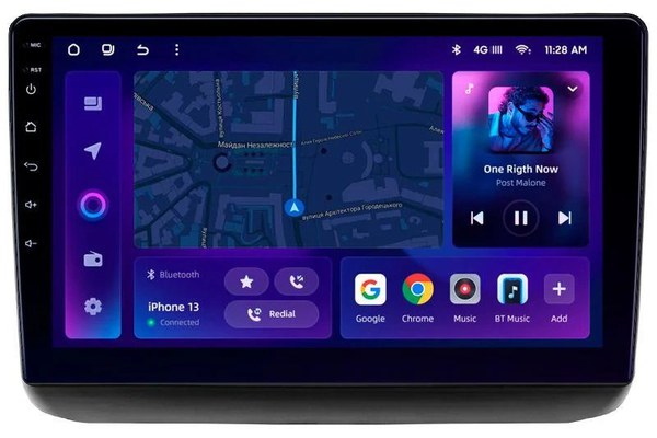 Navigatie Auto MOSS M2 Jeep Grand Cherokee 2 2013-2020 4+64GB 9" IPS Octa-core 1.6Ghz, Android 4G Bluetooth 5.1 DSP