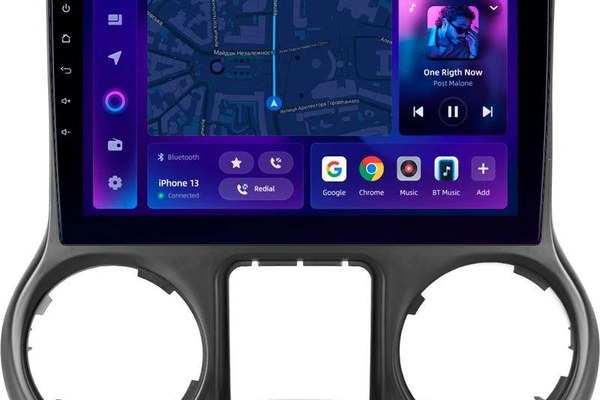 Navigatie Auto MOSS M2 Jeep Wrangler 3 2010-2018 4+64GB 10" IPS Octa-core 1.6Ghz, Android 4G Bluetooth 5.1 DSP