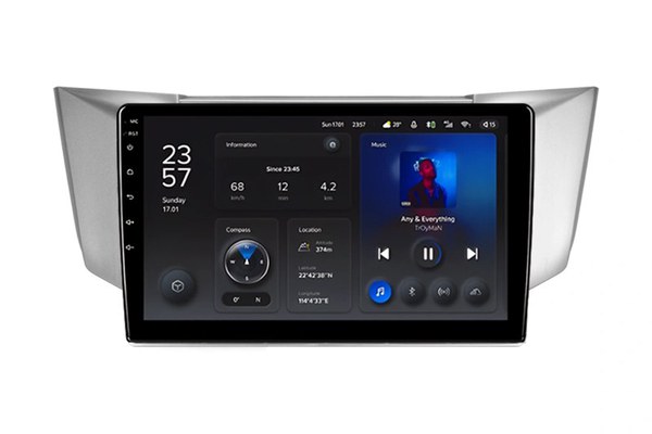 Navigatie Auto MOSS M2 Lexus RX 2003-2023 4+32GB 9" IPS Octa-core 1.6Ghz, Android 4G Bluetooth 5.1 DSP